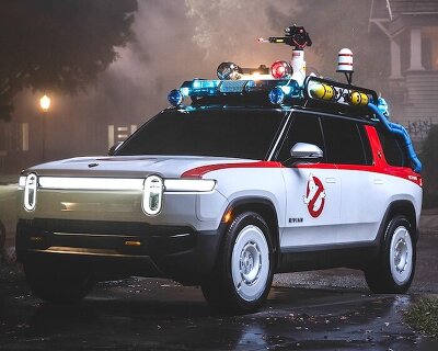 rivian transforms its electric cars into ghostbusters machines for halloween 2026